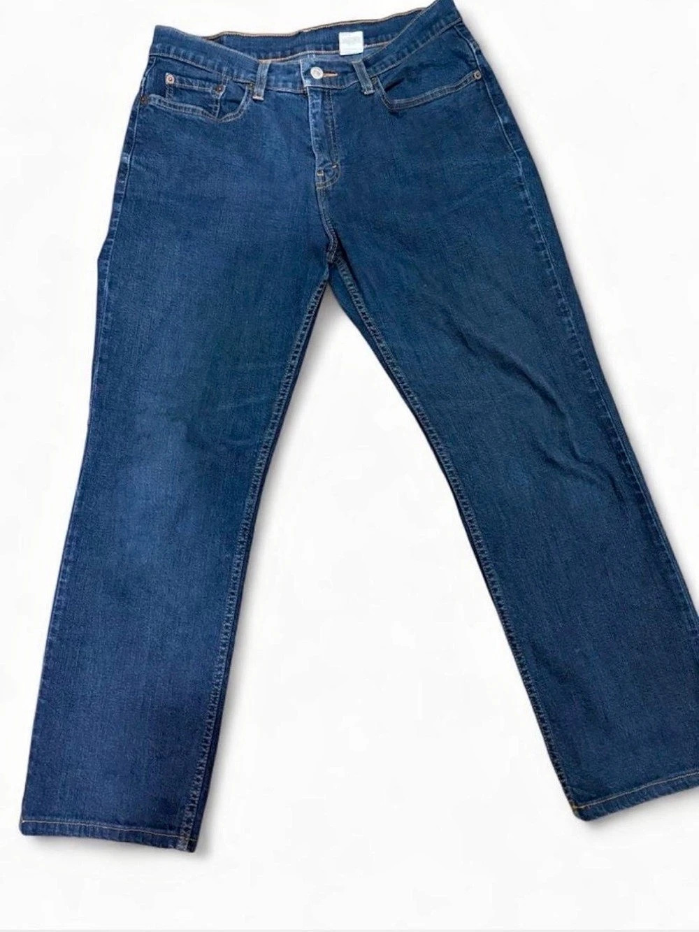 Levi's 505 Lower Rise Straight Leg Jeans Blue Waist 10M
